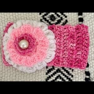 Handmade 3D Crochet flower headband
